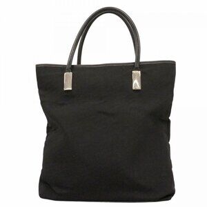 Gucci Tote 002 Nylon Black Silver